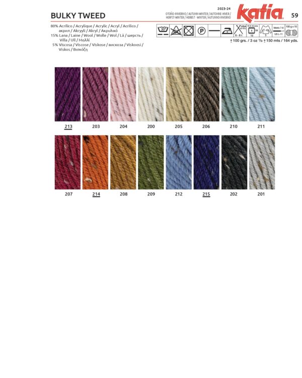 Lana BULKY TWEED - Imagen 2